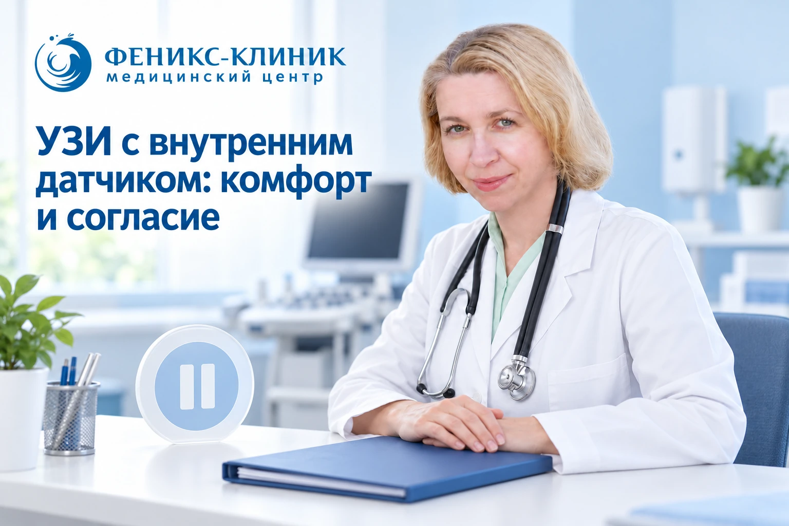 Иллюстрация к статье «УЗИ с внутренним датчиком: вопросы о комфорте и информированном согласии»